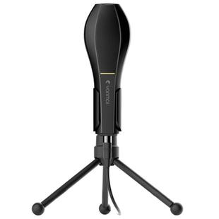 Yanmai Q5 USB 2.0 Game Studio Condenser Sound Recording Microphone with Holder, Compatible with PC and Mac for  Live Broadcast Show, KTV, etc.(Black)