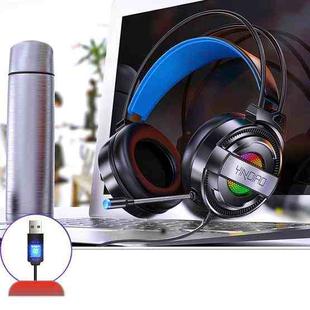 YINDIAO Q3 USB Wired E-sports Gaming Headset with Mic & RGB Light, Cable Length: 1.67m (Black)