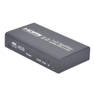 AYS-12V20 HDMI 2.0 1x2 4K Ultra HD Switch Splitter(Black)