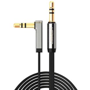 Ugreen 3.5mm Male to 3.5mm Male Elbow Audio Connector Adapter Cable Gold-plated Port Car AUX Audio Cable, Length: 2m