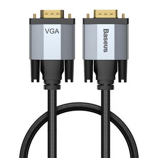 Baseus Enjoyment Series VGA Male to VGA Male Bidirectional Adapter Cable, Length: 2m