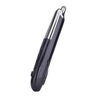PR-08 6-keys Smart Wireless Optical Mouse with Stylus Pen & Laser Function (Black)