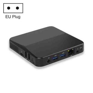 P3T Ultra-thin Mini PC, Windows 10 & Linux Operating System, Intel Gemini Lake Celeron J4125 Quad Core up to 1.10GHz, 8GB+128GB, Support WiFi, Bluetooth, EU Plug