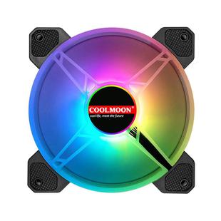 COOLMOON CM-JD1 Jade Ring RGB Case Cooler (Black)