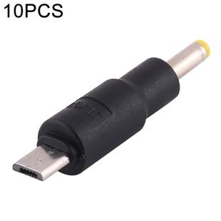 10 PCS 4.0 x 1.7mm to Micro USB DC Power Plug Connector