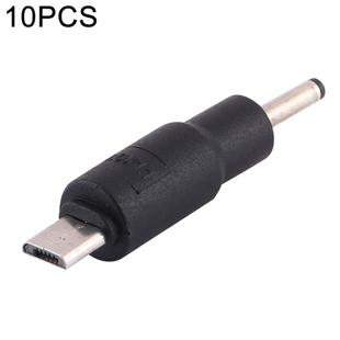 10 PCS 3.0 x 1.1mm to Micro USB DC Power Plug Connector