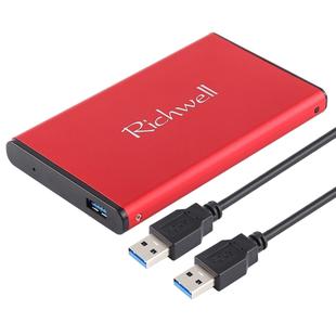 Richwell SATA R2-SATA-2TB 2TB 2.5 inch USB3.0 Super Speed Interface Mobile Hard Disk Drive(Red)