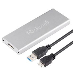 Richwell SSD R16-SSD-240GB 240GB 2.5 inch USB3.0 to NGFF(M.2) Interface Mobile Hard Disk Drive(Silver)