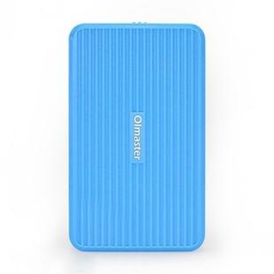 OImaster EB-2506U3 SATA USB 3.0 Interface HDD Enclosure for Laptops, Support Thickness: 7.0-12.5mm (Blue)