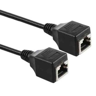 RJ45 Female to Female Ethernet LAN Network Extension Cable Cord, Cable Length: 1m