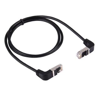 1m RJ45 Male Bent Down to RJ45 Male Bent Down Network LAN Cable