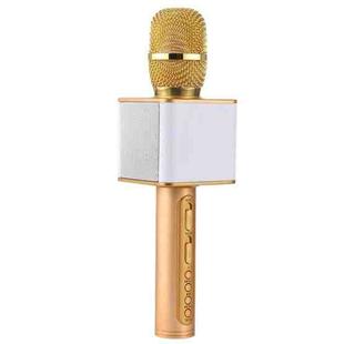 SDRD SD-08 Double Speakers High Sound Quality Handheld KTV Karaoke Recording Bluetooth Wireless Condenser Microphone(Gold)