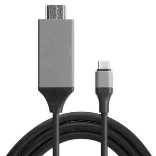 USB-C / Type-C 3.1 to HDMI Converter Adapter Cable, Length: 2m(Black)