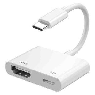 USB-C/Type-C to HDMI+USB-C/Type-C Digital AV Adapter