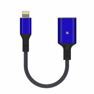 8 Pin to USB OTG Adapter Cable, Suitable for Systems Above IOS 13 (Blue)