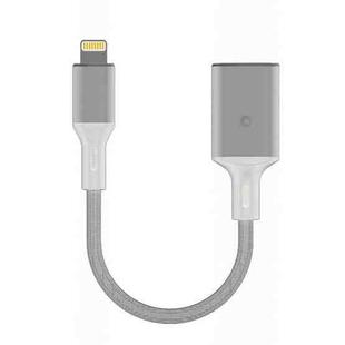 8 Pin to USB OTG Adapter Cable, Suitable for Systems Above IOS 13 (Silver)