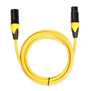 XRL Male to Female Microphone Mixer Audio Cable, Length: 1m (Yellow)