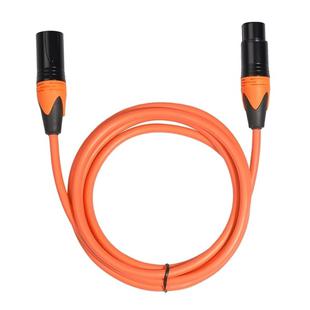 XRL Male to Female Microphone Mixer Audio Cable, Length: 5m (Orange)