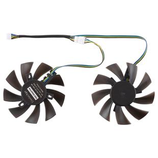 GFY09010E12SPA 4 Pin Graphics Card Cooling Fan for Zotac GTX 1070 Mini GTX 1060 6GB GTX1060, Diameter: 85mm, Pairs