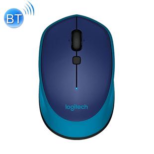Logitech M336 1000DPI Bluetooth 3.0 Symmetrical Design Wireless Bluetooth Optical Mouse (Blue)