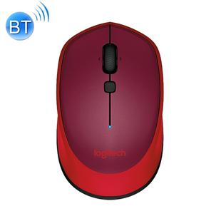 Logitech M336 1000DPI Bluetooth 3.0 Symmetrical Design Wireless Bluetooth Optical Mouse (Red)