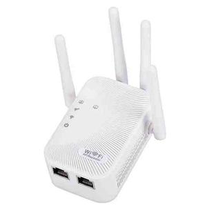 SM-010 Four-antenna 300M Repeater WiFi Wireless Router (US Plug)