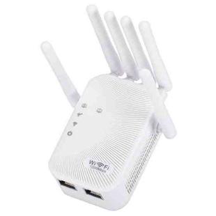 SM-011 Six-antenna 1200M Repeater WiFi Wireless Router (EU Plug)