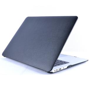 Laptop PU Leather Paste Case for MacBook Pro 15.4 inch A1990 (2018) / A1707 (2016 - 2017) (Black)