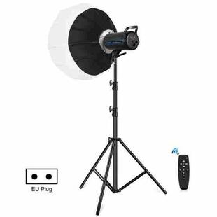 PULUZ 150W 5600K Studio Video Light + 2.8m Light Holder + 65cm Foldable Lantern Softbox Photography Kit(EU Plug)
