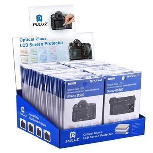 60 PCS PULUZ 2.5D Curved Edge 9H Surface Hardness Tempered Glass Screen Protector Kits for Canon 5D Mark IV / Mark III, Sony RX100 / A7M2 / A7R / A7R2, Nikon D3200 / D3300, Panasonic GH5, DMC-LX100 etc.