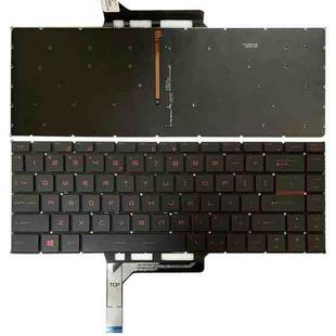 US Version Laptop Keyboard with Backlight for MSI GS65 / GS65VR / MS-16Q2 / Stealth 8SE /8SF / 8SG /Thin 8RE / Thin 8RF (Red)
