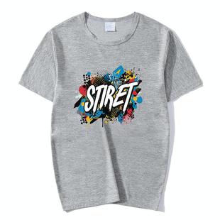 Round Neck Modal Short Sleeve T-shirt Custom Made Print On Your Demand, Size: XXXXXL (Grey)
