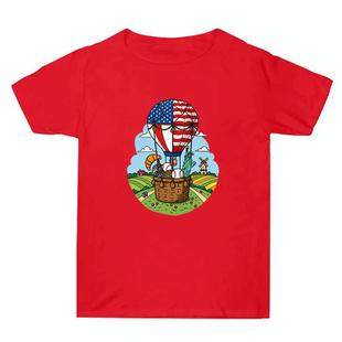 Summer Baggy Cotton Short Sleeve T-shirt Custom Made Print On Your Demand, Size: M (Red-3)