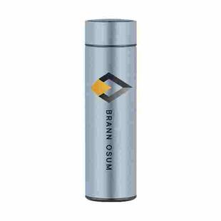 Smart Temperature Display Stainless Steel Thermos Cup Laser Print On Your Demand (Sky Blue)