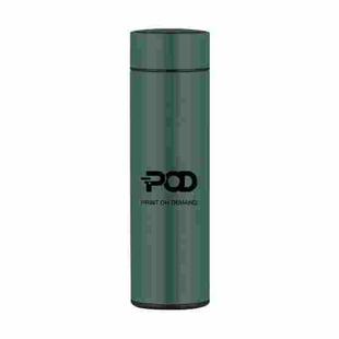 Smart Temperature Display Stainless Steel Thermos Cup Silkscreen Print On Your Demand (Dark Green)