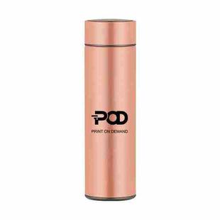 Smart Temperature Display Stainless Steel Thermos Cup Silkscreen Print On Your Demand (Pink)