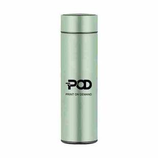 Smart Temperature Display Stainless Steel Thermos Cup Silkscreen Print On Your Demand (Light Green)