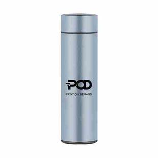 Smart Temperature Display Stainless Steel Thermos Cup Silkscreen Print On Your Demand (Sky Blue)