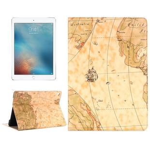Map Pattern Horizontal Flip Leather Case with Holder & Card Slots & Wallet for iPad Pro 9.7 inch, Random Pattern Delivery