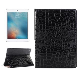 Crocodile Texture  Horizontal Flip Leather Case with Holder & Card Slots & Wallet for iPad Pro 9.7 inch(Black)
