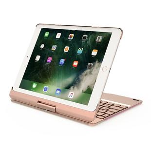 BlueFinger F180 360-Degrees Rotating Bluetooth Keyboard with Colorful Backlight, for iPad 9.7 inch (2017) / iPad Pro 9.7 inch / iPad Air 2 / iPad Air(Gold)