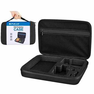 PULUZ Waterproof Carrying and Travel Case for GoPro Hero12 Black / Hero11 /10 /9 /8 /7 /6 /5, Insta360 Ace / Ace Pro, DJI Osmo Action 4 and Other Action Cameras Accessories, Large Size: 32cm x 22cm x 7cm