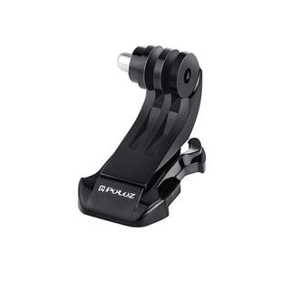 PULUZ Black Vertical Surface J-Hook Buckle Mount for PULUZ Action Sports Cameras Jaws Flex Clamp Mount for GoPro Hero11 Black / HERO10 Black /9 Black /8 Black /7 /6 /5 /5 Session /4 Session /4 /3+ /3 /2 /1, DJI Osmo Action and Other Action Cameras(Black)