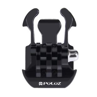 PULUZ Horizontal Surface Quick Release Buckle for PULUZ Action Sports Cameras Jaws Flex Clamp Mount for GoPro Hero11 Black / HERO10 Black /9 Black /8 Black /7 /6 /5 /5 Session /4 Session /4 /3+ /3 /2 /1, DJI Osmo Action and Other Action Cameras