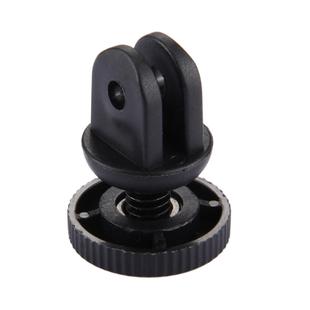 PULUZ Mini Size 1/4 inch Screw Tripod Mount Adapter for GoPro Hero11 Black / HERO10 Black /9 Black /8 Black /7 /6 /5 /5 Session /4 Session /4 /3+ /3 /2 /1, DJI Osmo Action and Other Action Cameras, 3.9mm Diameter Screw Hole, 2.2cm Diameter
