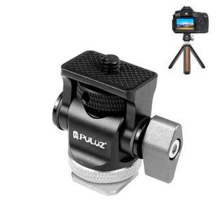 PULUZ Mini 180 Degree Swing Tripod Ball Head Cold Shoe Mount Adapter(Silver)