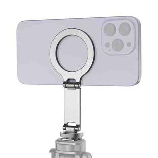 Foldable MagSafe Magnet Cold Shoe On-Camera Phone Mount (Grey)