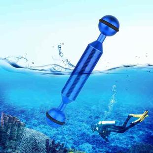 PULUZ 5 inch 12.7cm Length 20.8mm Diameter Dual Balls Carbon Fiber Floating Arm, Ball Diameter: 25mm(Blue)
