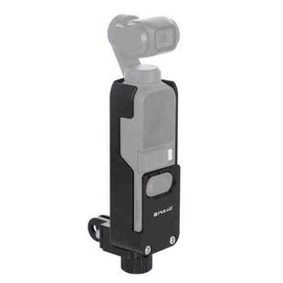 PULUZ Housing Shell CNC Aluminum Alloy Protective Cover for DJI OSMO Pocket(Black)