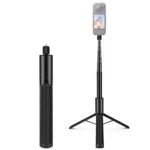 [US Warehouse] PULUZ 1.22m Retractable Invisible Selfie Stick with Tripod For Insta360 X4 / X3